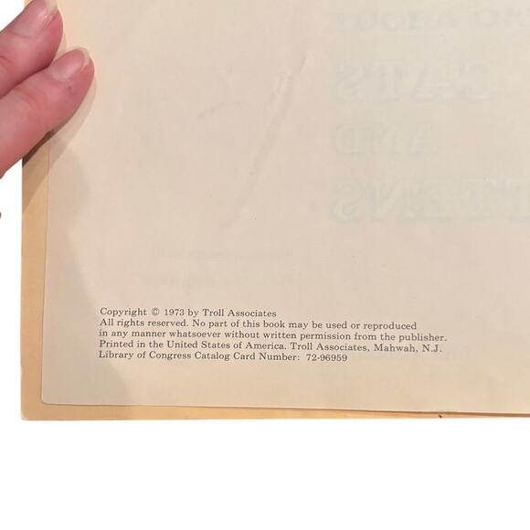 VTG 1973 I Can Read About Cats and Kittens Book by George Wolff, PB - Picture 3 of 6